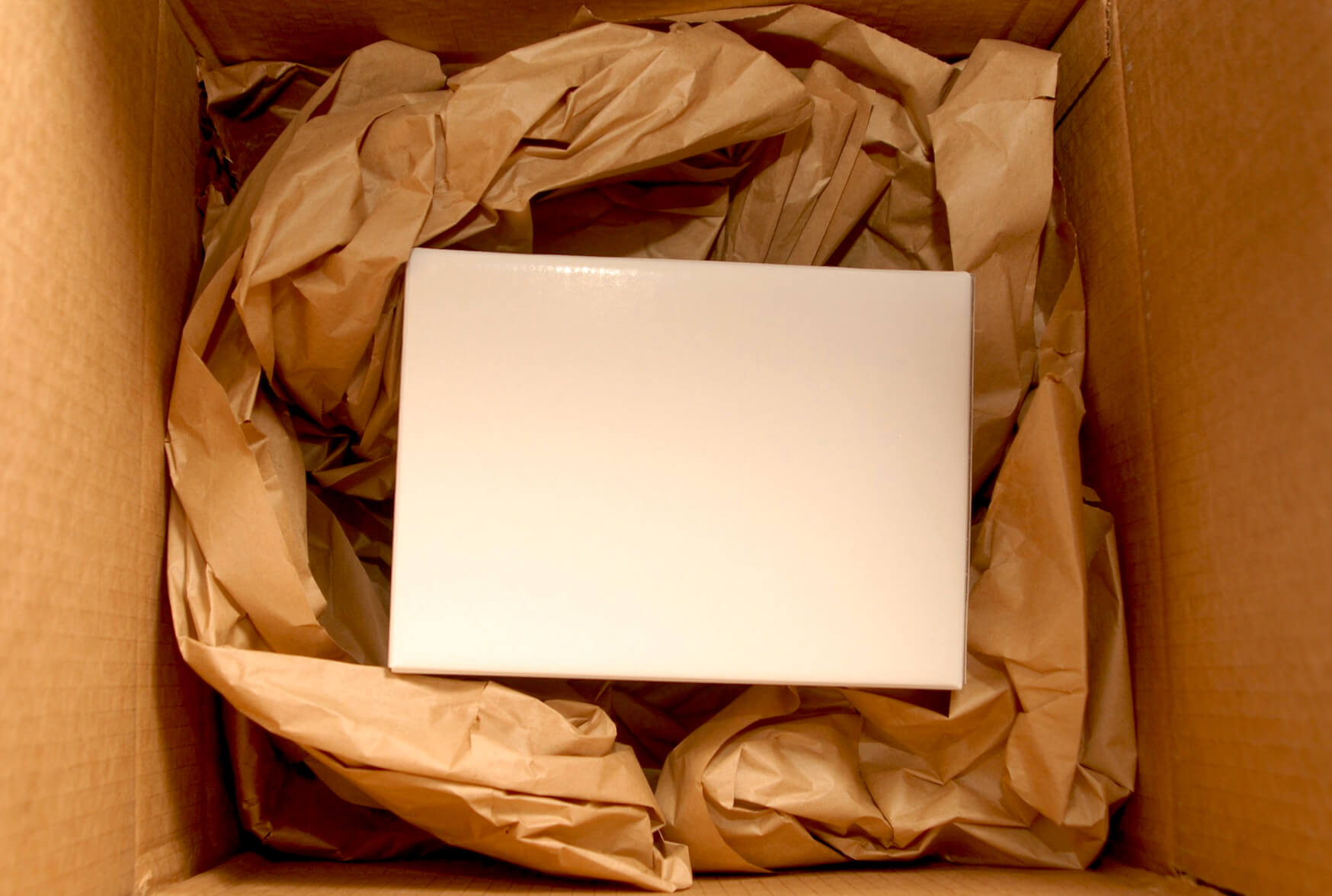 Package with protected contents inside.
